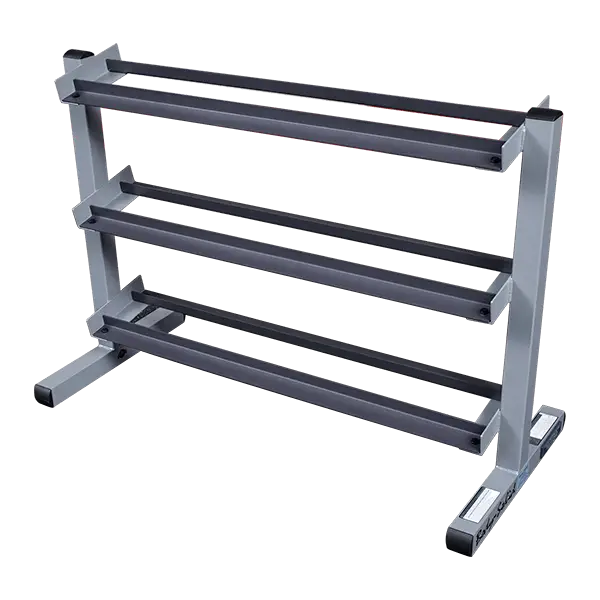 Body Solid Dumbell Rack 3 tier Horizontal - Fitness Upgrades