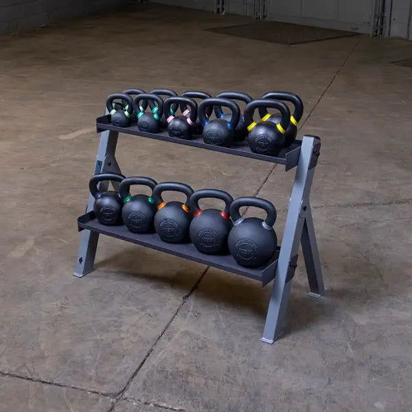 Body Solid Dumbell/Kettlebell Rack - Fitness Upgrades