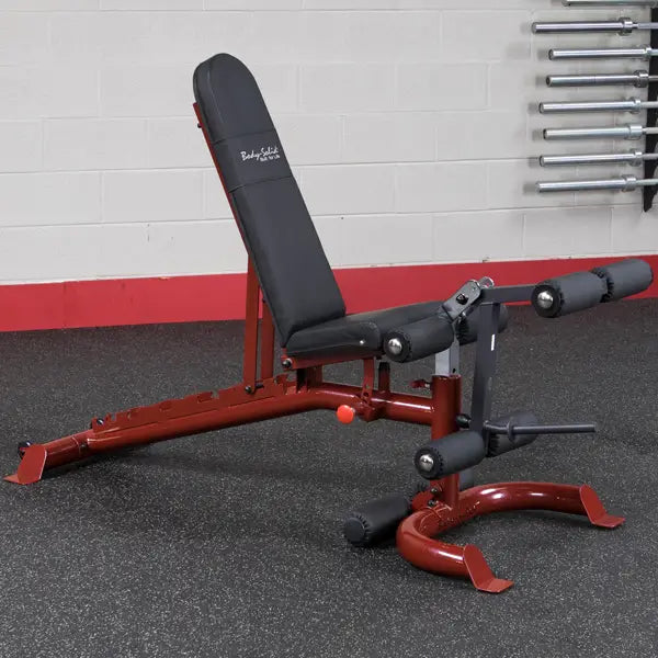 Body Solid FLAT/INCLINE/DECLINE BENCH RED FRAME - Fitness