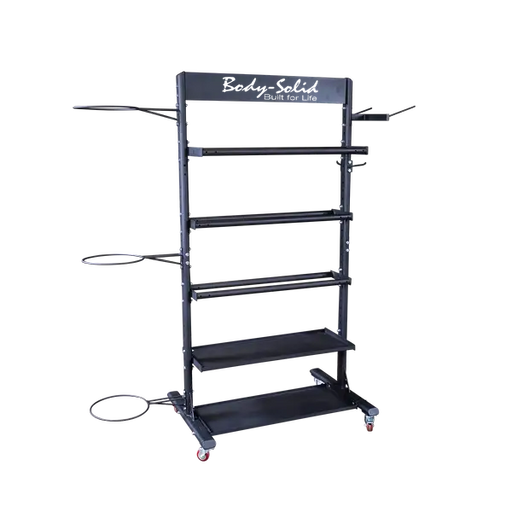 Body Solid Multi Accessory Storage Tower - Fitness Upgrades