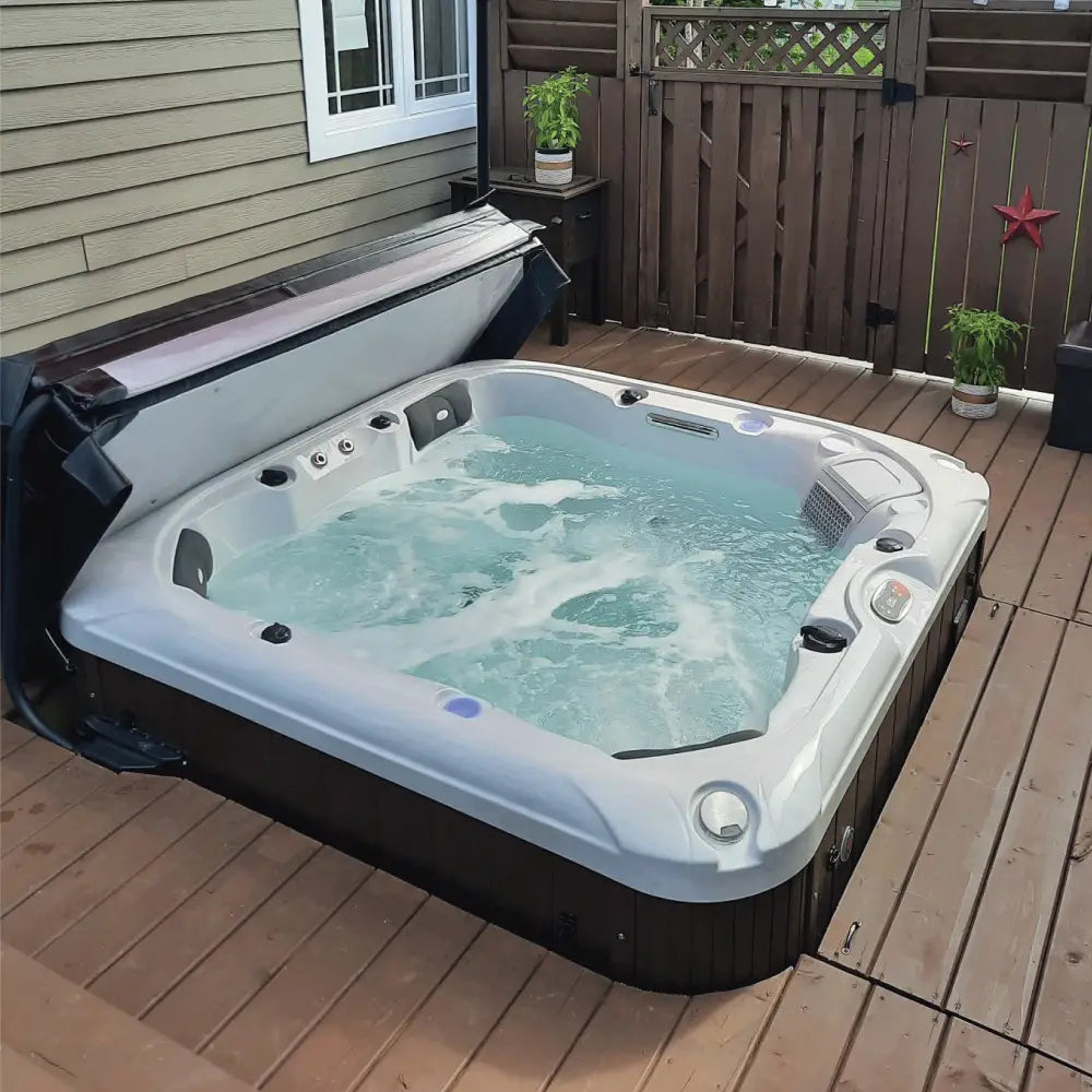 Canadian Spa Cambridge 6 Person 34 Jet Hot Tub Outdoor