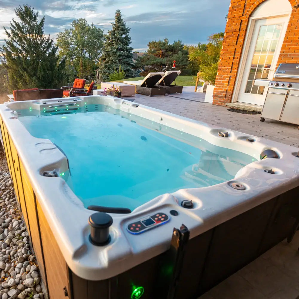 Canadian Spa St. Lawrence 13 ft. GL12 Person 39 Jet Swim Spa Outdoor