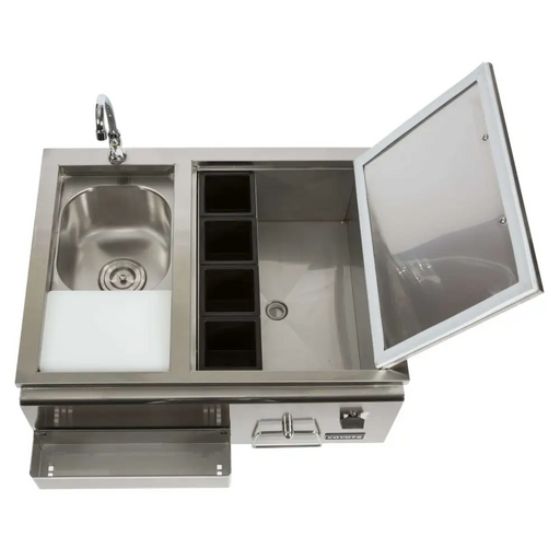Coyote Refreshment Center w/ Sink Faucet DI Cooler - CRC -