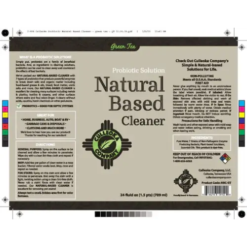 Culleoka Company Natural Based Cleaner Informations