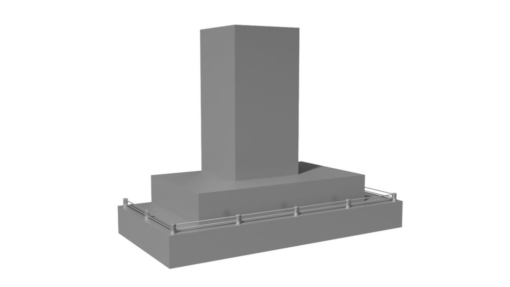 Vent-A-Hood CWLH9 48 Inch 300 CFM Premier Magic Lung Contemporary Wall Mount Range Hood