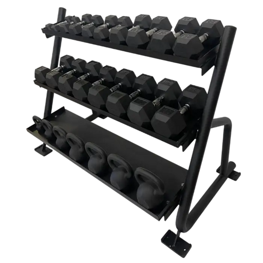 3 Tier Shelf Rack - Fitness Upgrades