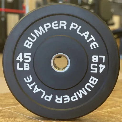 Olympic Rubber Bumper Plate Set + Olympic 7FT 1000 lb Bar - 