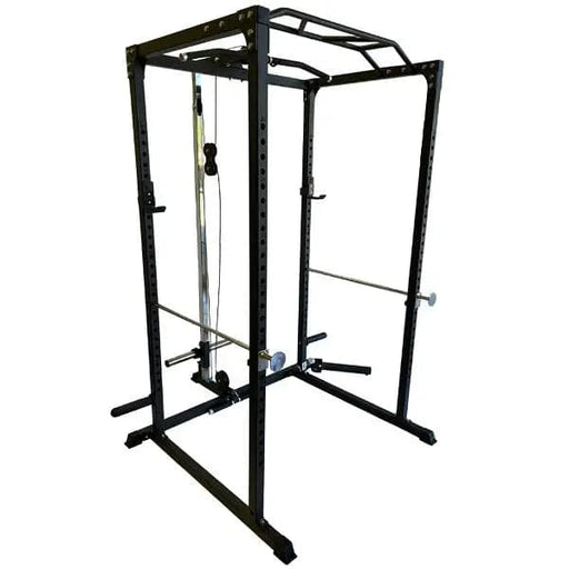 WR400 Power Rack with Plate Tree and High Low Pulley -