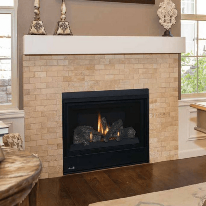 Superior DRT2000 Series 33 Inch Traditional Direct Top Vent Gas Fireplace in Electronic Ignition