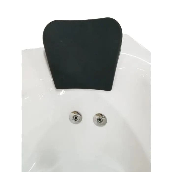 EAGO AM161-L 5’ Single Person Corner White Acrylic Whirlpool