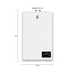 Eccotemp 20HI Indoor 6.0 GPM Liquid Propane Tankless Water Heater Front View with Dimensions