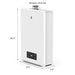 Eccotemp 6.5GB-I Indoor 6.5 GPM Natural Gas Tankless Water Heater Side View with Dimensions