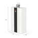 Eccotemp Smarthome SH12 Indoor 4.0 GPM Tankless Water Heater Side View with Dimensions