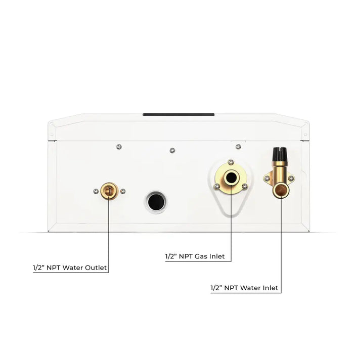 Eccotemp Smarthome SH12 Indoor 4.0 GPM Tankless Water Heater Lower Part