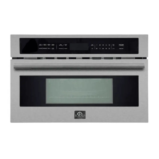 Forno Capoliveri 30 Inch 1.2 CU. FT. Microwave Drawer Defrost Rack Stainless Steel