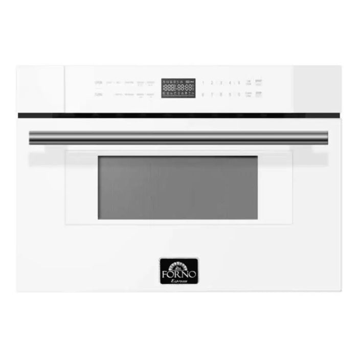 Forno Capoliveri 30 Inch 1.2 CU. FT. Microwave Drawer Defrost Rack White 