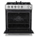 Forno Leonardo Espresso 30 Inch 5 CU. FT. Gas Range with 5 Burners and Single Convection Oven Stainless Steel Open