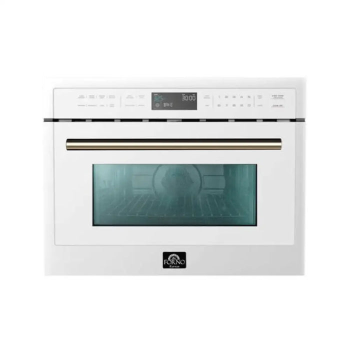 Forno Oliena Espresso 24 Inch 1.6 CU. FT.  Built-In Microwave and Convection Oven White