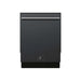 Forno Romano Espresso 24 Inch Built-In Tall Tub Dishwasher 52 dBA Top Control Black Stainless Steel