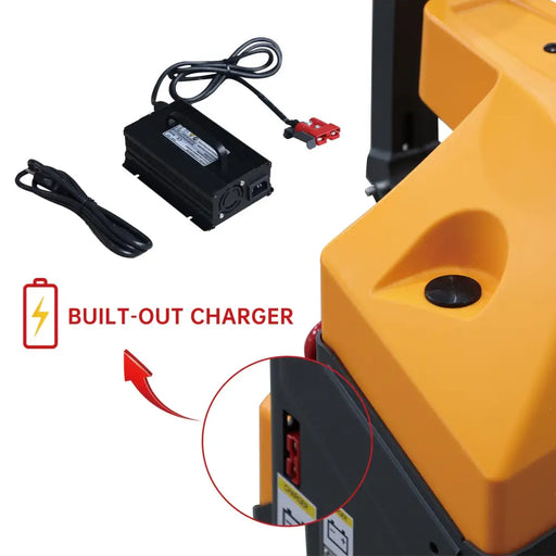 Full Electric Pallet Jack With Emergency Key Switch 3300lbs