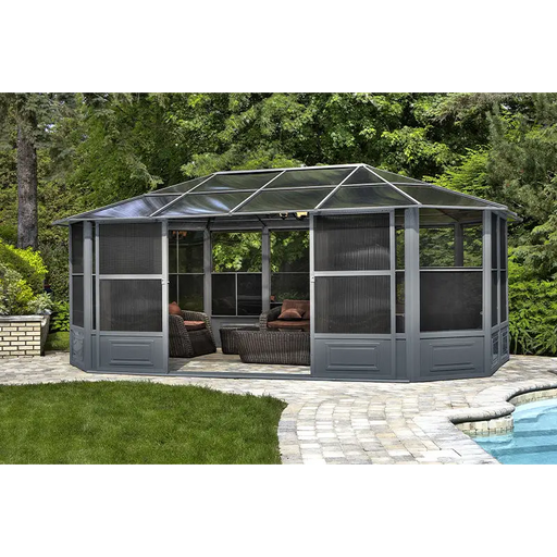 Gazebo Penguin Florence Solarium 12x18 Polycarbonate Roof