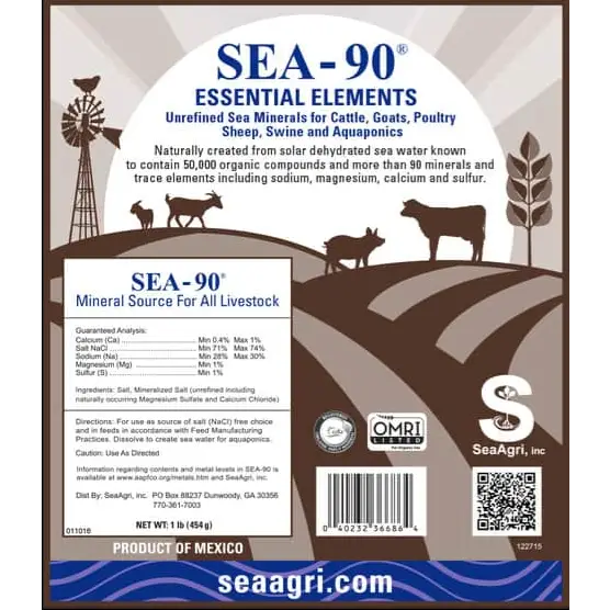 Greenfield Water SeaAgri 90 Sea Minerals - Sea Minerals