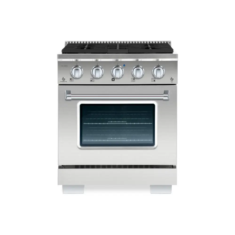 Buy Hallman Bold 30 Inch Induction Range With Chrome Trim The Trade