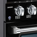 Hallman Bold Series 48 Inch Gas Freestanding Range With Chrome Trim Knobs and Light Button