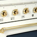 Hallman Classico 36 Inch Induction Range With Brass Trim Knobs