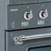 Hallman Classico Series 48 Inch Gas Freestanding Range With Chrome Trim Knobs and Light Button