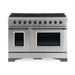 Hallman Classico Series 48 Inch Gas Freestanding With Bronze Trim Stainless Steel