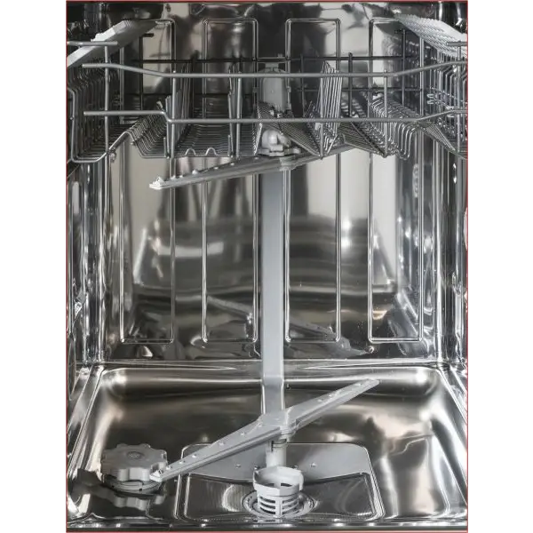 Hallman Industries 24 Inch 42 Decibel Dishwasher with Adjustable Rack, Tall Tub in Stainless Steel, Brass Trim, and Bold Brass Handle Part