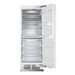 Hallman Industries 30 Inch 16.6 CU. FT. Integrated Column All Refrigerator Built In with Water Dispenser, and Hinge in Bold Chrome Trim with Stainless Steel Panel Right Hand Inner View