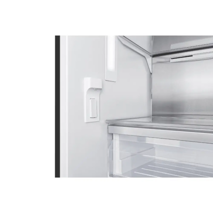 Hallman Industries 30 Inch 16.6 CU. FT. Panel Ready Built-In Integrated Column Refrigerator with Water Dispenser Drawer