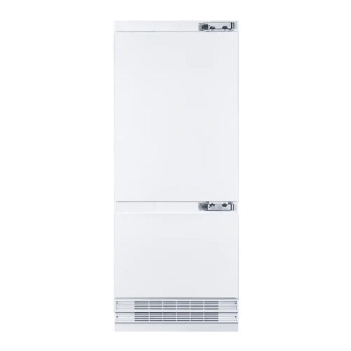 Hallman Industries 30 Inch Panel Ready Built-In Bottom Freezer Refrigerator with Water Dispenser Front View