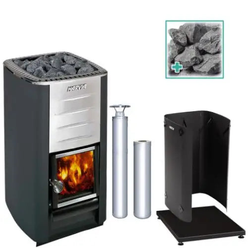 Buy Harvia M3 WoodBurning Stove Kit SS The Trade Table