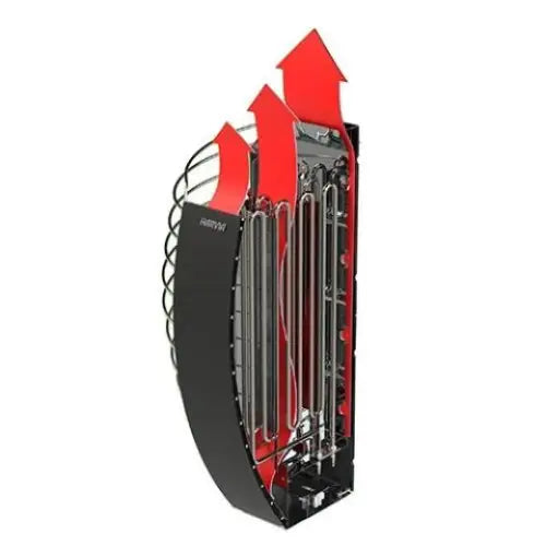 Harvia Spirit Sauna Heater 8kW SP80E Airflow Cutaway