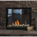 Kingsman MCVST42 34 Inch Clean View See-Through Direct Vent Gas Fireplace with Millivolt Ignition Front View