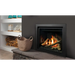 Kingsman ZCV34 34 Inch Clean View Zero Clearance Direct Vent Gas Fireplace with basket