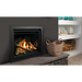 Kingsman ZCV34 34 Inch Clean View Zero Clearance Direct Vent Gas Fireplace with basket