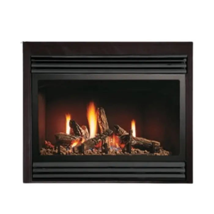 Kingsman ZCV3622 36 Inch Clean View Zero Clearance Direct Vent Gas Fireplace in IPI Ignition w/o background