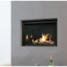 Kingsman ZCV3622LP/N 36 Inch Clean View Zero Clearance Direct Vent Fireplace with Millivolt Ignition Side View