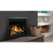 Kingsman ZCV42 42 Inch Clean View Zero Clearance Direct Vent Gas Fireplace in Millivolt Ignition with Basket