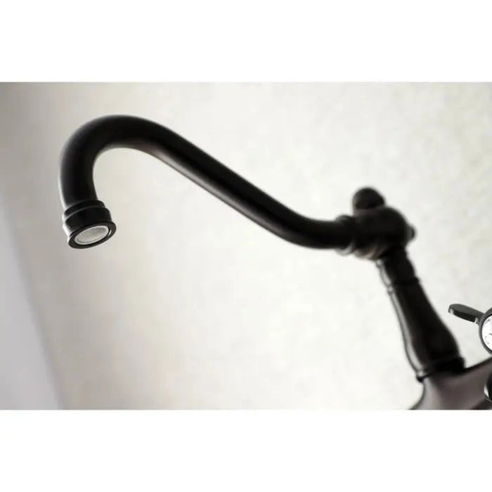 Kingston Brass Essex KS3241BEX Two-Handle 2-Hole Wall Mount Bathroom Faucet Oil Rubbed Bronze