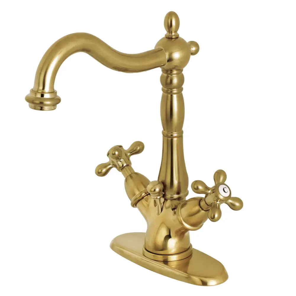 Kingston Brass ks143xax-P Heritage Two-Handle 3-Hole Deck