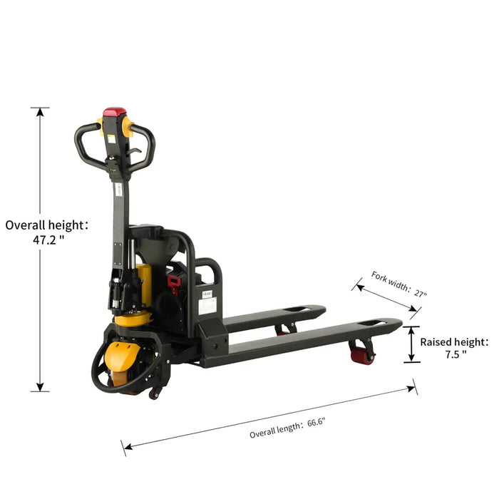 Lithium Battery 3300Lbs Full Electric Pallet Jack Electric