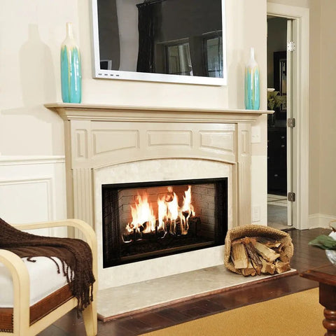 Majestic Wood Burning Fireplace