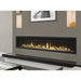 Majestic 60 Inch Echelon II Linear Single View Contemporary Direct Vent Natural Gas Fireplace with IntelliFire Touch Ignition System Single View