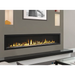 Majestic 72 Inch Echelon II Linear Single View Contemporary Direct Vent Natural Gas Fireplace with IntelliFire Touch Ignition System Single View