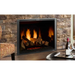 Majestic Marquis II 36 Inch Traditional Direct Vent Natural Gas Fireplace with IntelliFire Touch Ignition System Side View